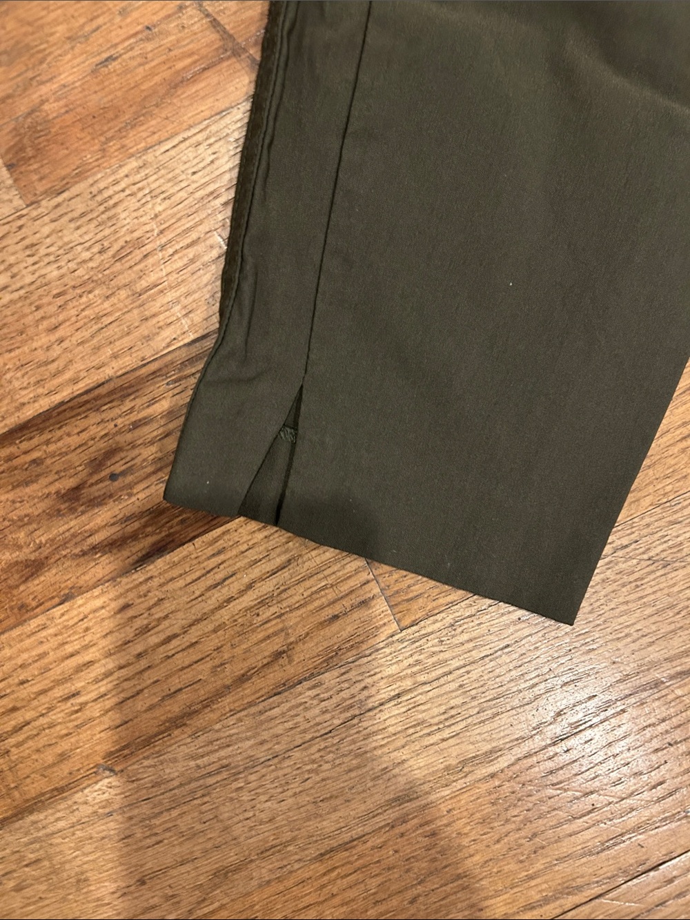 New York & Company Olive Skinny Ponte Ankle Pants - Picture 4 of 6